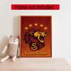 Galatasaray Customize Your Name Diamond Painting Round Diamond Rhinestones Mosaic Diamond Embroidery Wall Paintings Rhinestones Gift Frameless