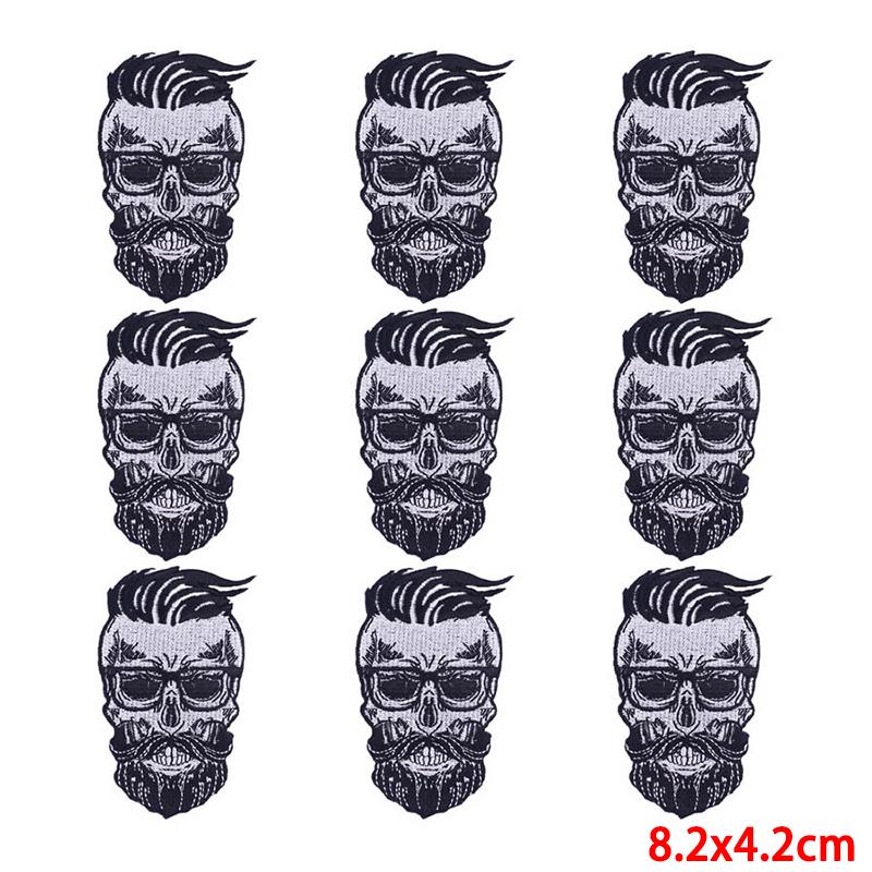 10 Pcs/lot Wholesale Embroidery Patch Iron On Patches For Clothing Patches On Clothes Jackets Decor Applique Sew Supplies