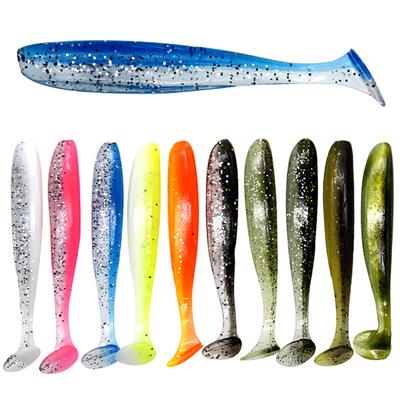 20 Stücke 5,5 cm Leuchtende Gefälschte Weiche Silikon Künstliche Köder Wobbler Fisch Schwimmen Köder