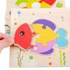 1pc Wooden Jigsaw Puzzle Children Montessori Games Cartoon Animal Vehicle Puzzles for Kids Learning Educational Toys