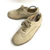 Burberry LONDON Leather Shoes Sneakers Beige Tan Check Pattern Size 24.5(USED)