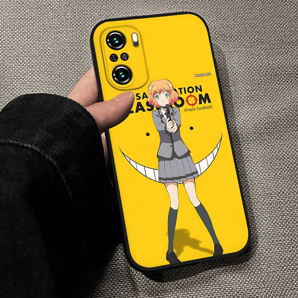 

Anime A-Assassination Classroom Phone Case For Xiaomi 11 12 Redmi Note 11 5G 8T 9A 9 10T Note 8 9 12SUltra Shockproof, Slim, Bla Redmi Note 8T