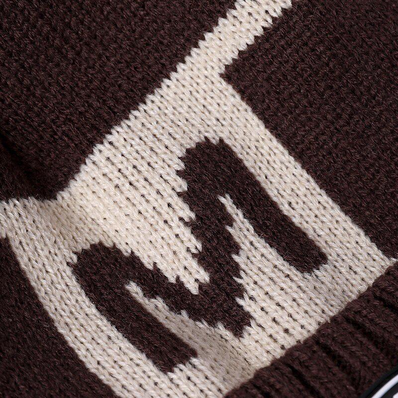 Nuovi cappelli invernali per uomo moda set caldo casual caldo cappello lavorato a maglia berretto da esterno cappello berretto