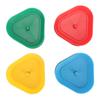 4 Mixed Colors Cards Playing Holder Hands Free Triangle Shaped Poker Rack Holder for Kids Adults