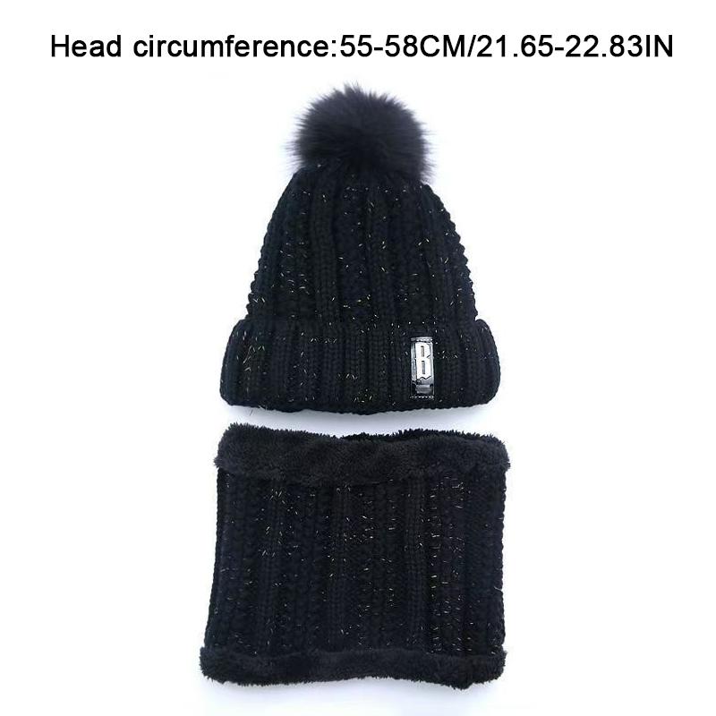 1PC Lined Cold-Resistant Fleece Plush Winter Soft Ear Warmer Windproof Women's Durable Beanie Warm-Retentive