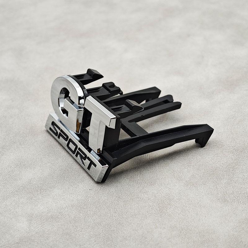 Dla VW Volkswagen Jetta MK5 Golf 3D ABS Logo GT Sportowe Godło Odznaka na Przednią Kratkę Samochodową Dla Volkswagen VW Polo Golf 5 MK5 Passat B5