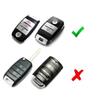Carbon Fiber Soft Silicone Key Fob For Kia Optima K5 Sorento Carens Forte Soul..