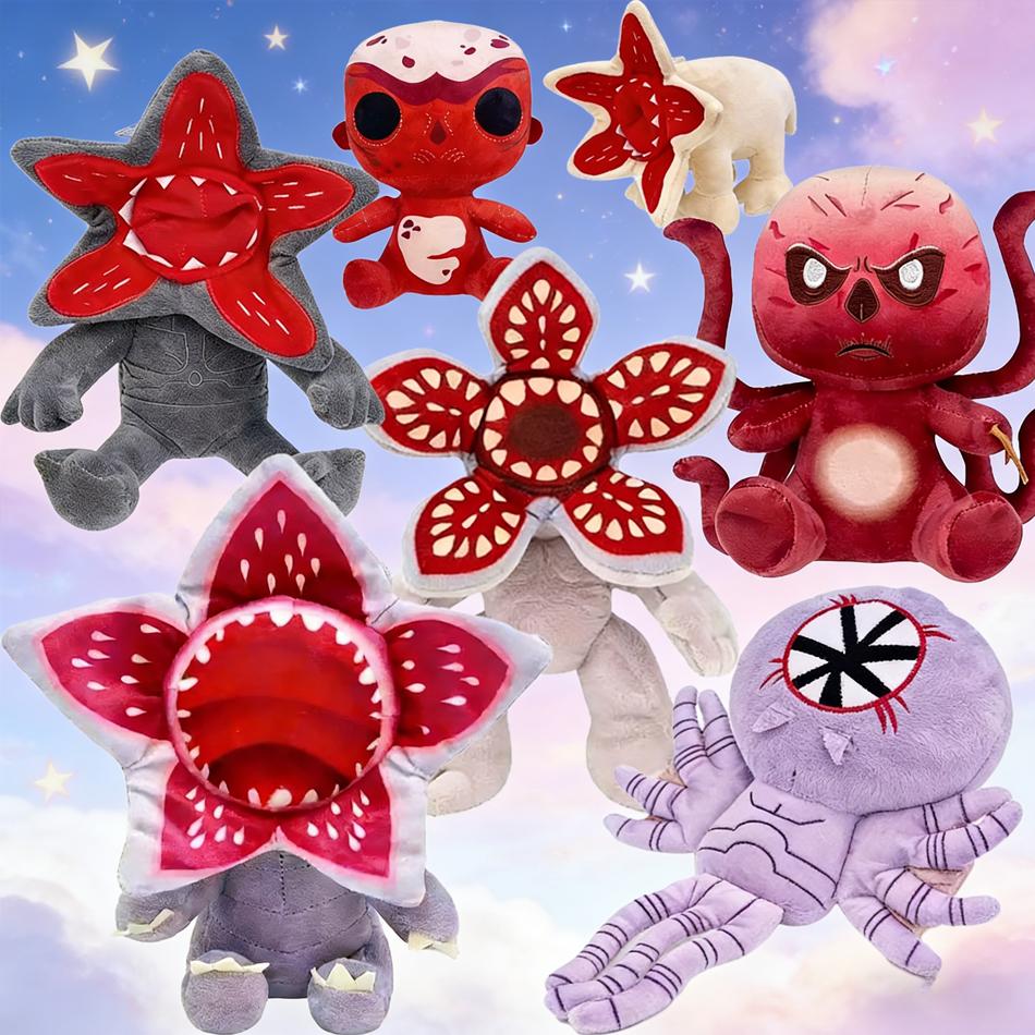 Stranger Soft Plush Toy Eleven with Demogorgon Cute Stuffed Doll Halloween Gift for Kids And Adults in Stock