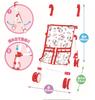 Onoue Man Hello Kitty Outing Stroller for Dolls