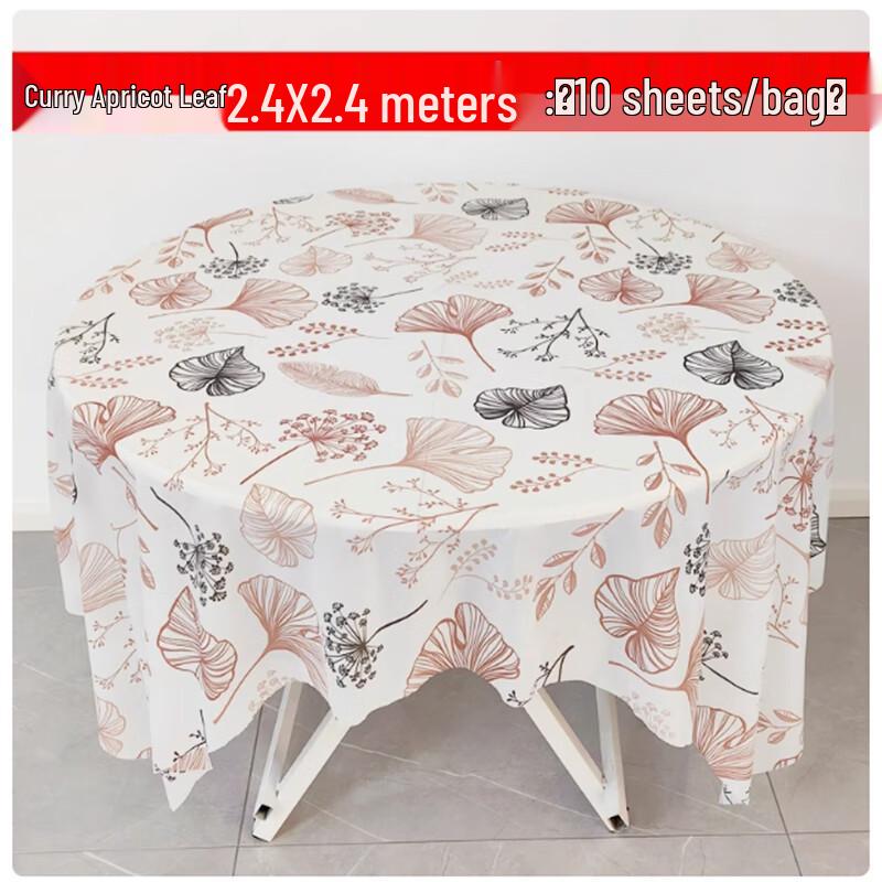 Plastic Disposable Round Tablecloth