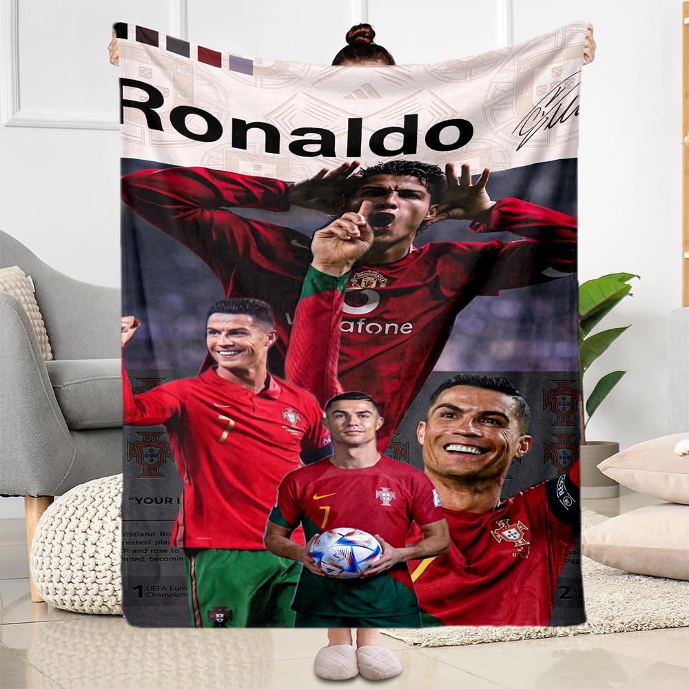 Cristiano Ronaldo 27 Blanket Ultra-Soft Perfect for Sofa Picnics Couch All-Season Use Warmthful Decor Gift for Travel Home Birthdays