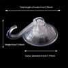 Suction Cup Hook, Transparent and Reusable Heavy-duty Vacuum Suction Cup Hook, Glass Kitchen Supplies, Bathroom Towel Hook