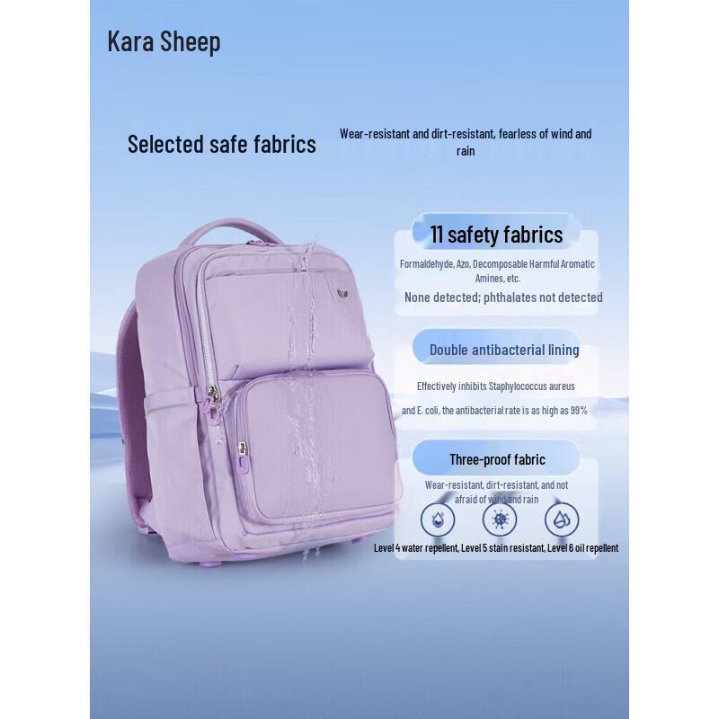 Carra Bear 24L Anti-Sag Cloud School Backpack