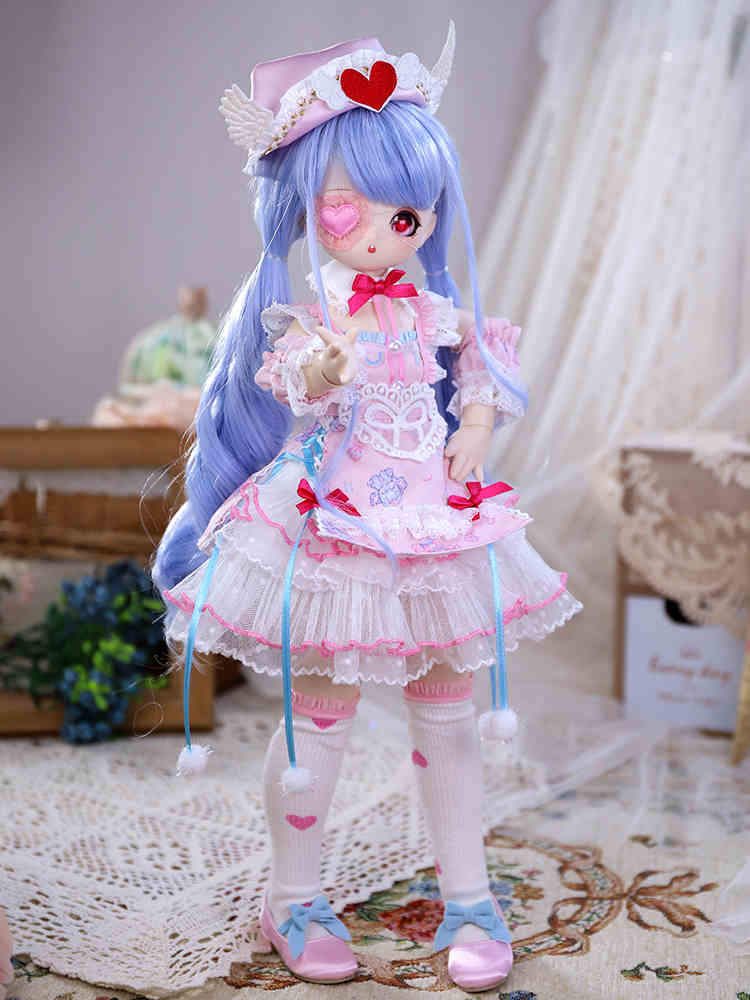 Official Dream Fairy 1/4 Kawaii 16 Inch Ball Jointed Doll Full Set With Student Uniform Bjd Msd Diy Collection Toy Girls