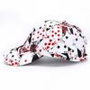 Hat Men's Graffiti Spring and Autumn Poker Printed Hip Hop Baseball Hat Summer Versatile Sunscreen Duck Tongue Hat