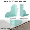 1/2Pcs Silicone Shower Splash Guard with Suction Cup Waterproof Kitchen Sink Bathroom Shower Bathtub Corner Water Blocking Baffle Shield
