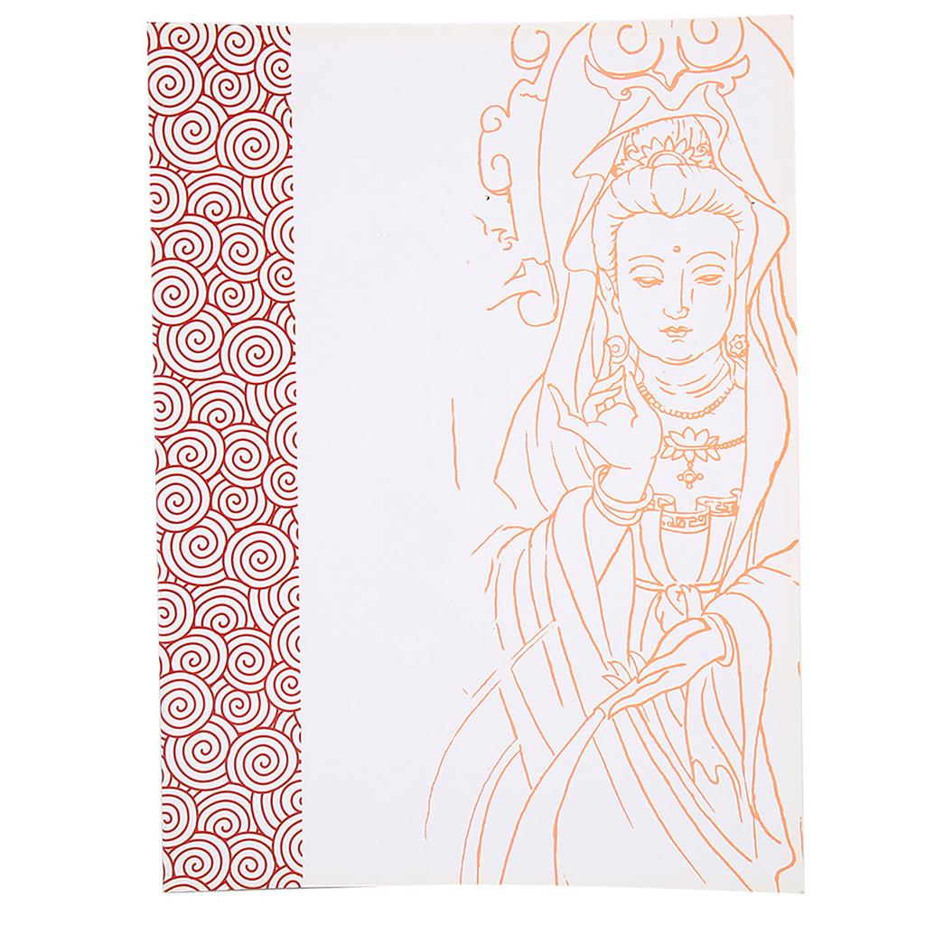 80 Pages Tattoo Practice Template Book Liner Shader Picture Tattoo Book Accessory