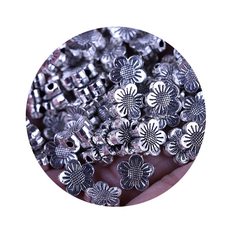 Θιβετιανό Ασήμι Χάντρες Λουλούδι: Αξεσουάρ για Κρεμαστά και Βραχιόλια DIY