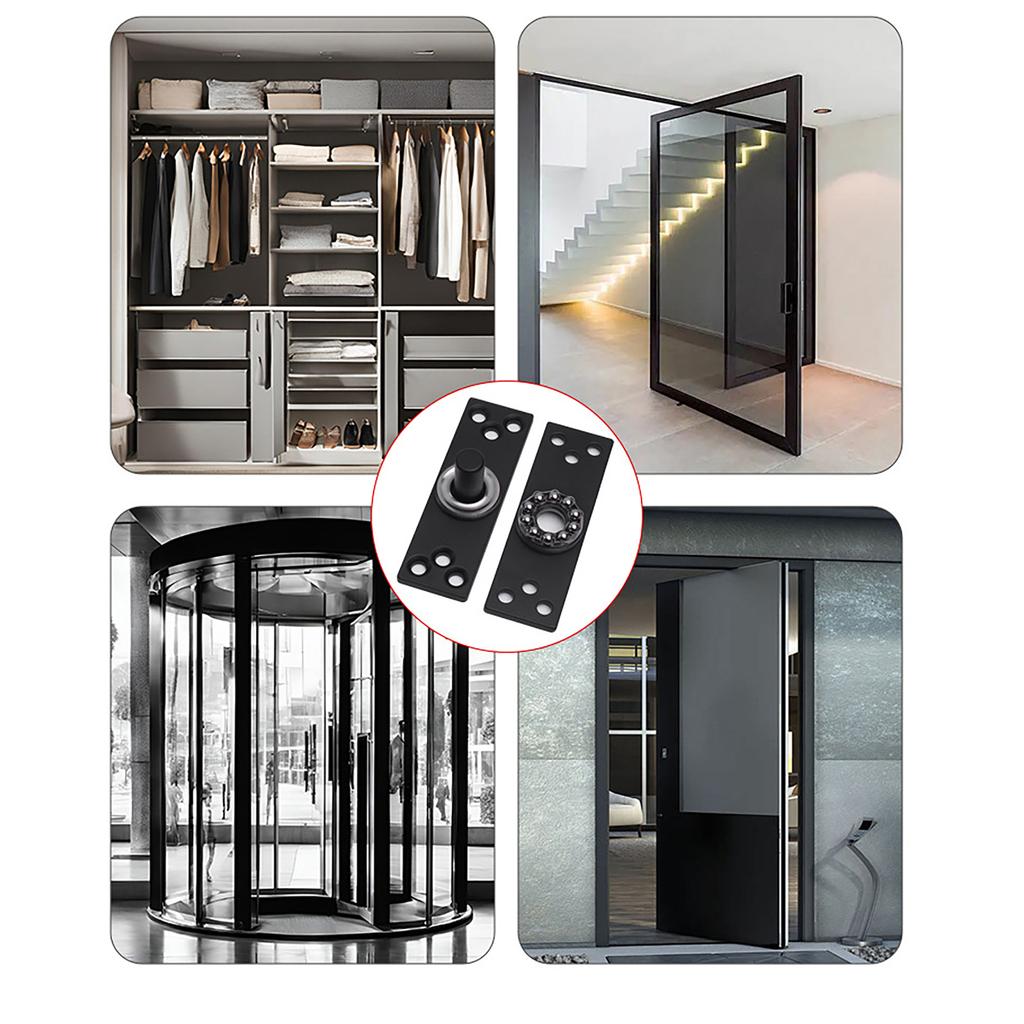 360 Degree Rotating Concealed Hinge Hidden Door Hinge Corrosion Resistant Hinge Upgrades for Cabinet Doors & Wardrobes
