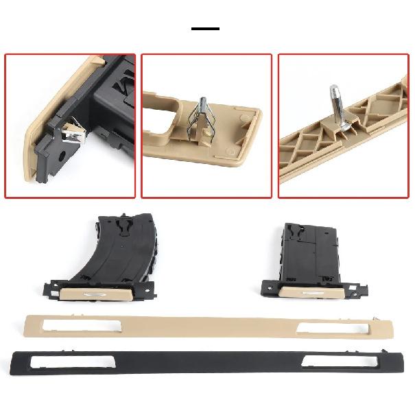 LHD Water Cup Holder Side Trim Panel For BMW E90 E91 E92 E93 2005-2012 Interior Decor Strip
