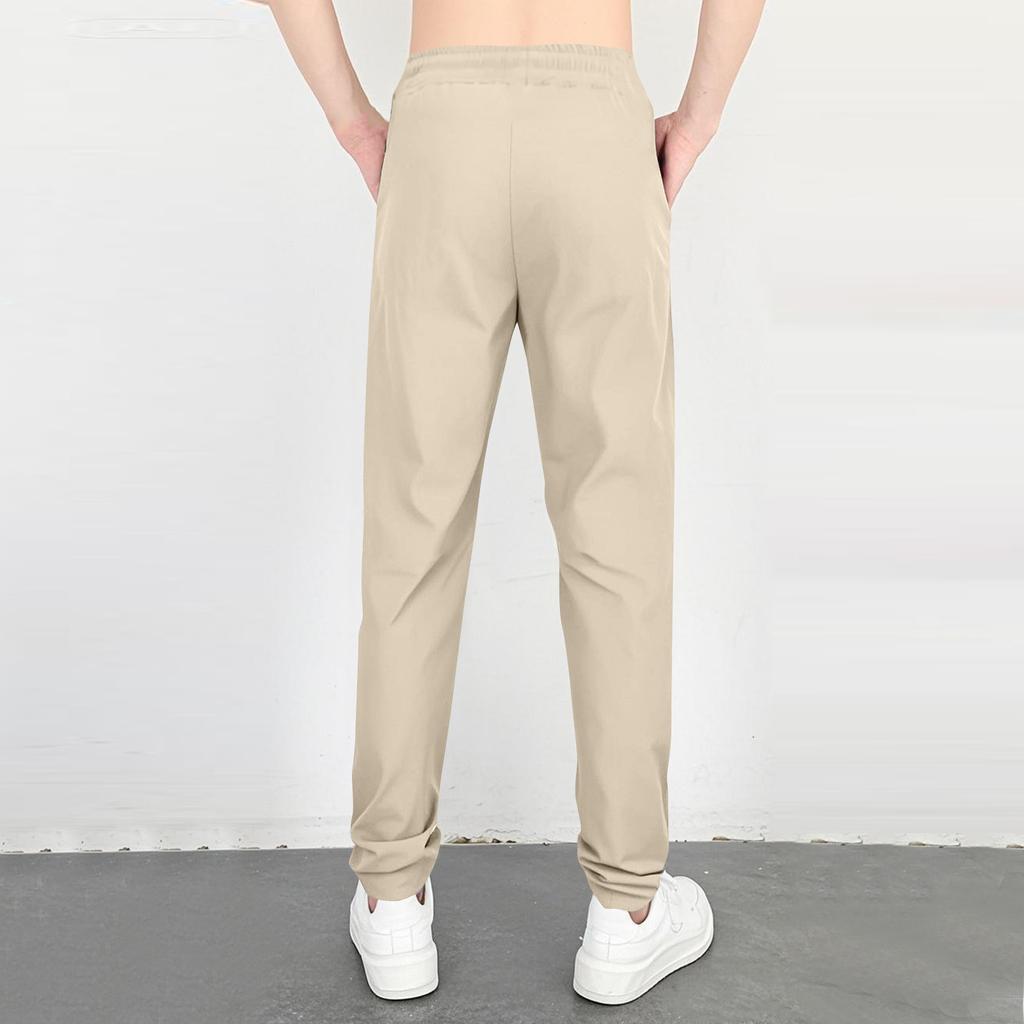 Herren Stretch Schnelltrocknende Sporthose Kordelzugbund Freizeithose Vier Taschen Wanderhose
