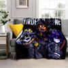 Murder Drones 3D Print Cartoon Uzi V J Robot Gift Blanket,Soft Throw Blanket for Home Bedroom Bed Sofa Travel Picnic Cover Kids