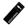 Acrylic Bathroom Directional Sign Waterproof Restroom Label Convenient Installation Toilet Door Signs for Restaurants