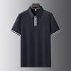Dibinze Men's Plus Size Business Casual Polo Shirt