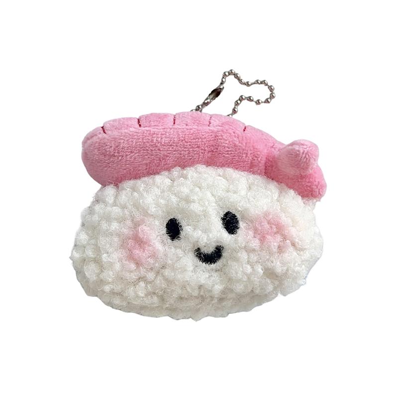 1Pcs Stuffed Doll Keychain Cartoon Bean Bear Plush Toy Lovely Bear Pendant Plush Doll Couple Bag Charms