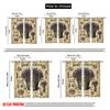 2pcs 2D Flat Printing Drapes Lavender Provence Basket Botanical Polyester Without Electricity Birthday Party Perfect for Holiday