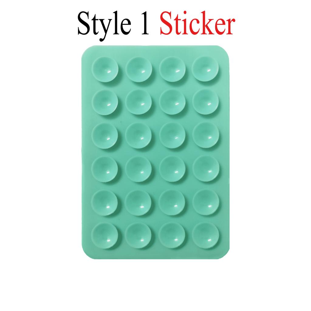 Sticker/Double-sided Suction Cup Adhesive Silicone Suction Pad Bracket Multifunction Rubber Sucker Pad Durable Mobile Phone
