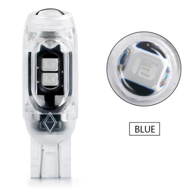 2 Pcs Strobe Flash T10 Led W5W 194 168 5Smd 2835 Turn Signal Bulb Car Interior Light Reading Door License Plate Wedge Lamp 12V