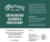 Martin Satin Guitar Cleaner Protectant 4 oz Spray Bottle 18A0135 Cleans and protects without adding shine Contains carnauba wax for a satin finish & –
