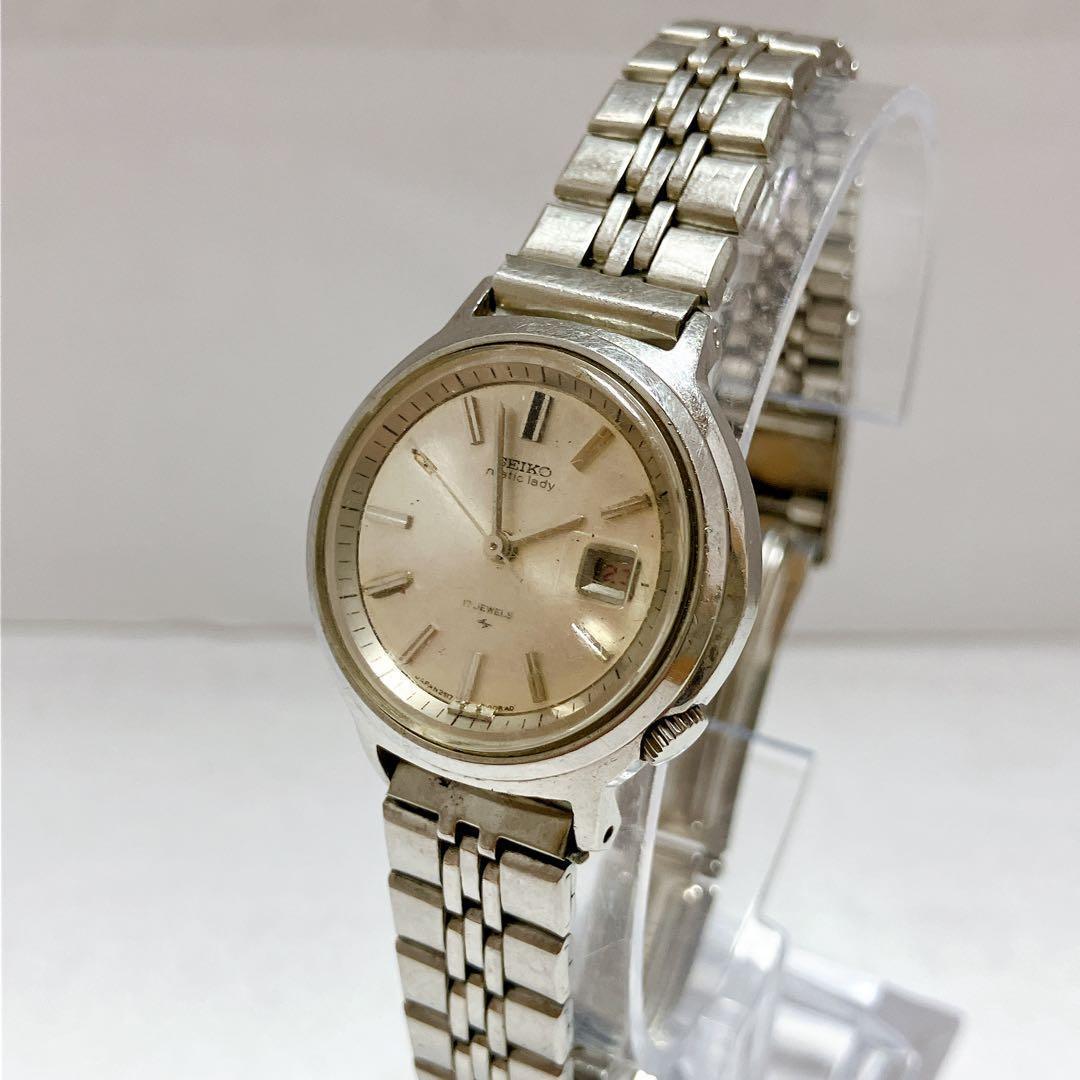 Working item Ladies Seiko automatic watch silver 2517-0240