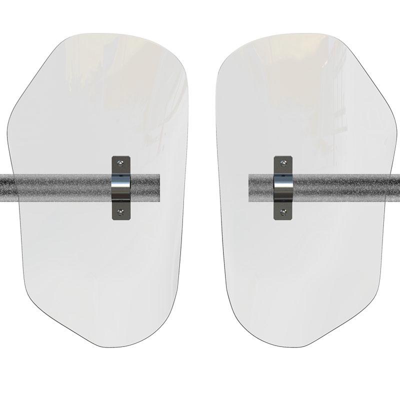 Motorcycle Suzuki DL250 Windshield & Knee Pad Deflector