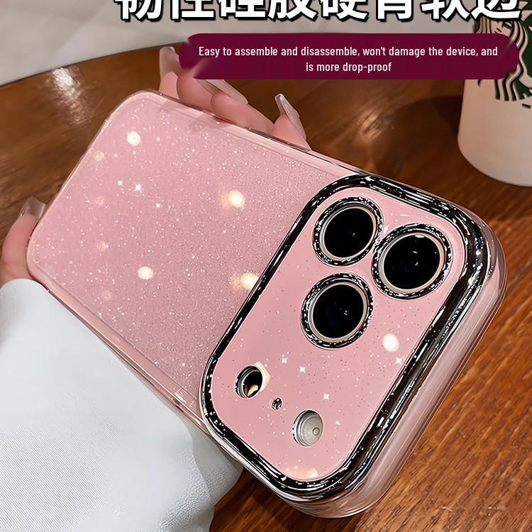 Jelly Glitter Instant iPhone 16 Pro Max Case - Large Window, Apple 17 Celebrity Protective Cover