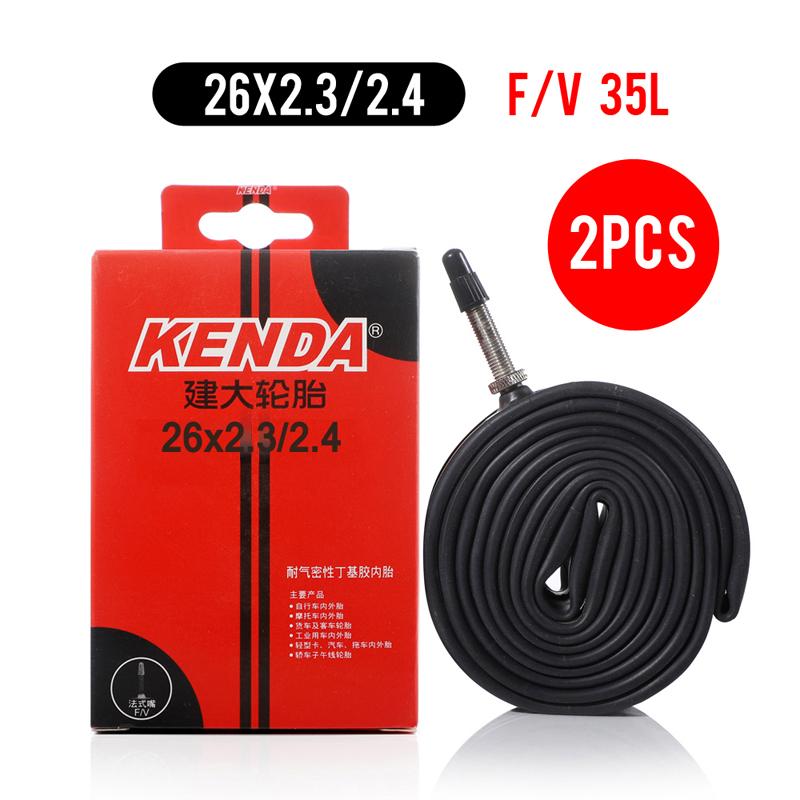 2PCS KENDA bicycle inner tube 26/27.5/29 camera Schrader Presta valve 48L inner tube mountain bike tubes tire chambre air