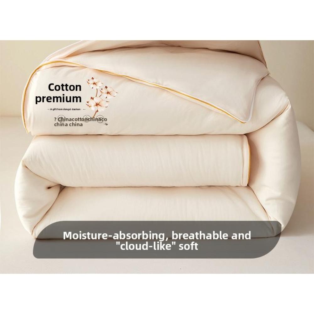 Pure Cotton Zipper Style Quilt, Thickened Winter Quilt, All-cotton Quilt Core