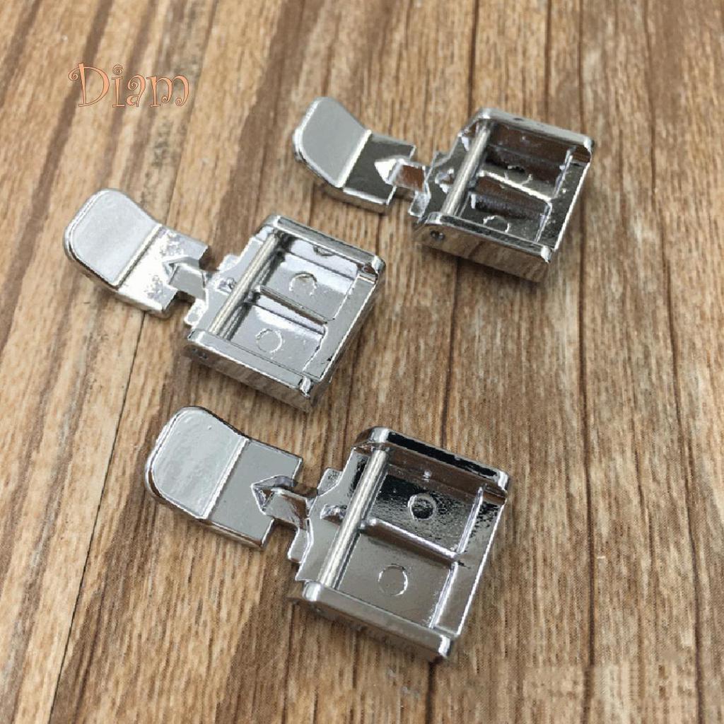 Diam Zipper Foot 2 Sides Sewing Accessory for Brother Janome Singer Snap-on Models Accessories
