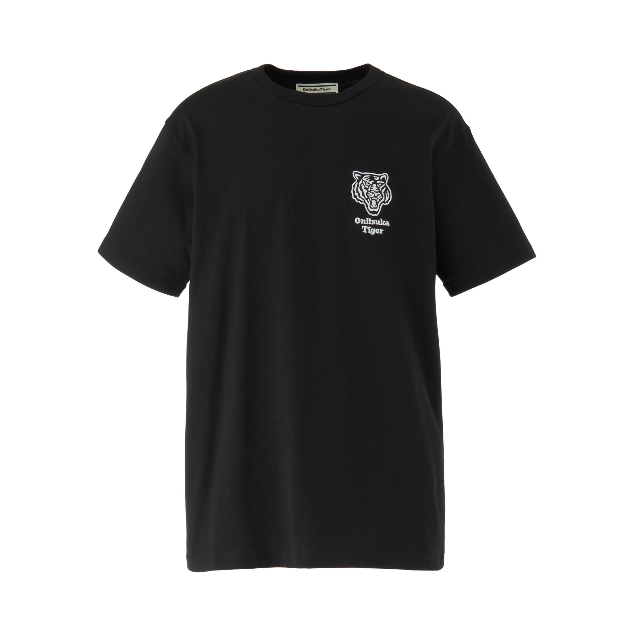 Onitsuka Tiger T Shirt Unisex Black 2183B457-001 S