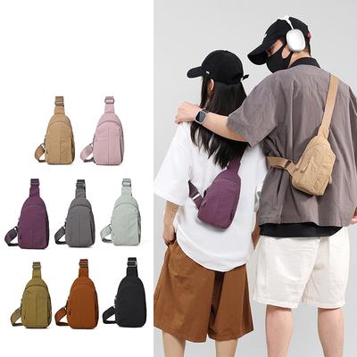 Unisex venkovní taška přes rameno Multifunkční taška na hrudník Cestovní crossbody taška