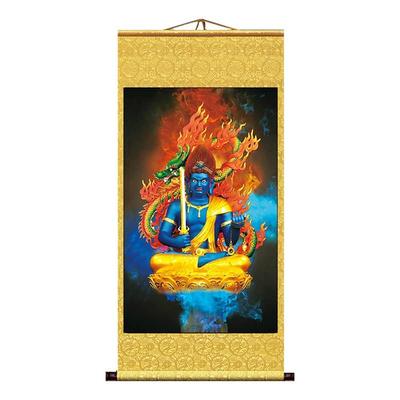 Buddhist Painting Hanging Scroll Fudo Myoo Tokonoma Thank You Hanging Scroll O Fudoson Five Great Myoos Rooster Tori Esoteric Buddhism Good Luck