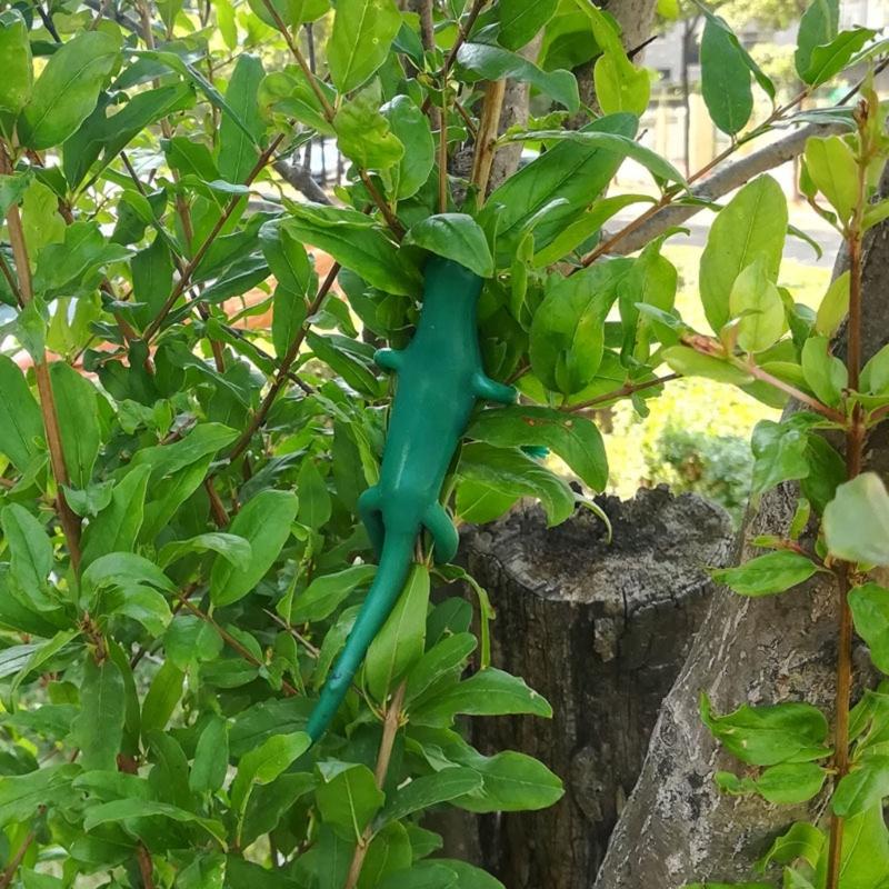 5Pcs Frogs Plant Stand Green Frogs Plant Frogs Plant Ties Garden Plant Auxiliary Plant Branch Correction Growth