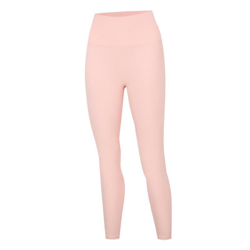 High-Waisted 9/10 Length Yoga Leggings Women Seamless Ultra-Stretch Quick-Dry Breathable Workout Pants