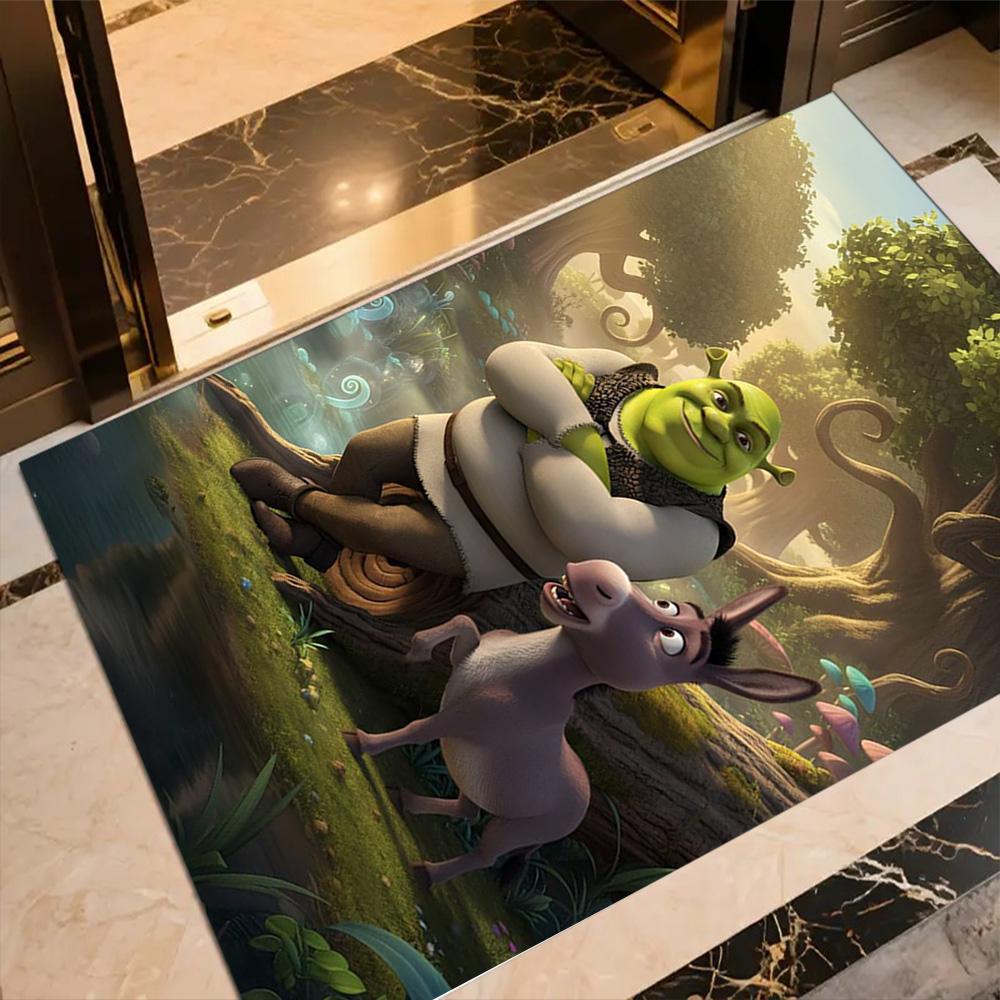 Shrek Floor Mat Perfect For Bedrooms Hallway Study Room Game Room Antislip Carpet Anime Office Decor Perfect Birthdaychristmas Gift Idea