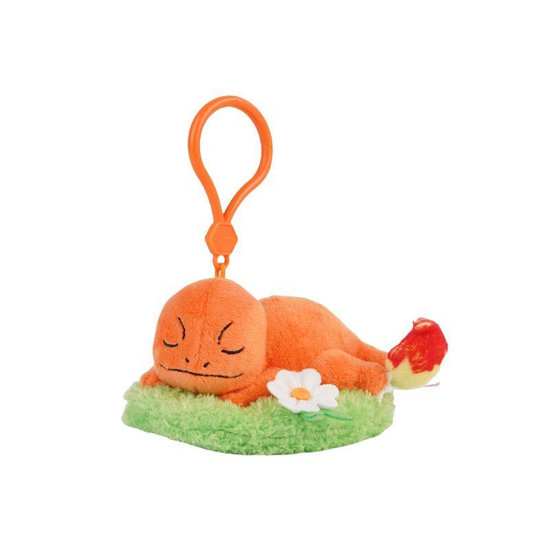 Pokemon Pikachu Mew Squirtle Charmander Kawaii Plush Toy Pendant School Bag Backpack Pendant Key Ring Small Doll Birthday Gift