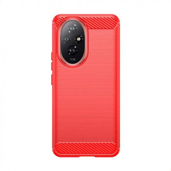 

Phone Case For Honor 200 Pro ,flexible Tpu Fiber Protective Cover For Honor 200 Pro червоний