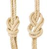 Natural Decorative Jute Rope, Round Three-Strand Twisted, Binding Rope 1mm-10mm, Various Specifications Available