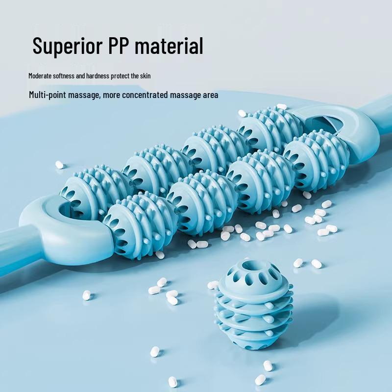 Doppelreihen Yoga Massagestab: Sensorische & Wadenmuskel-Entspannungsrolle für Kinder