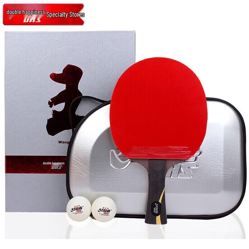 

DHS Hurricane Wang Liqin Table Tennis Racket Gift Set